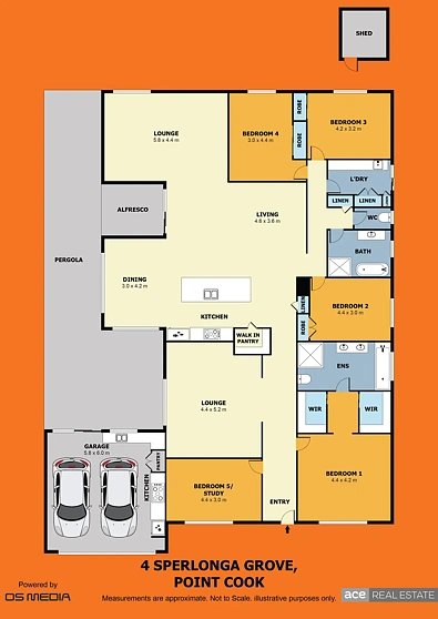 4 Sperlonga Grove, Point Cook, VIC 3030, 5 slaapkamers, 2 badkamers, House