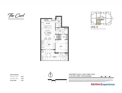 903/21-25 Carl Street, Woolloongabba, Brisbane - Southern Region, 1 phòng ngủ, 1 phòng tắm, Apartment