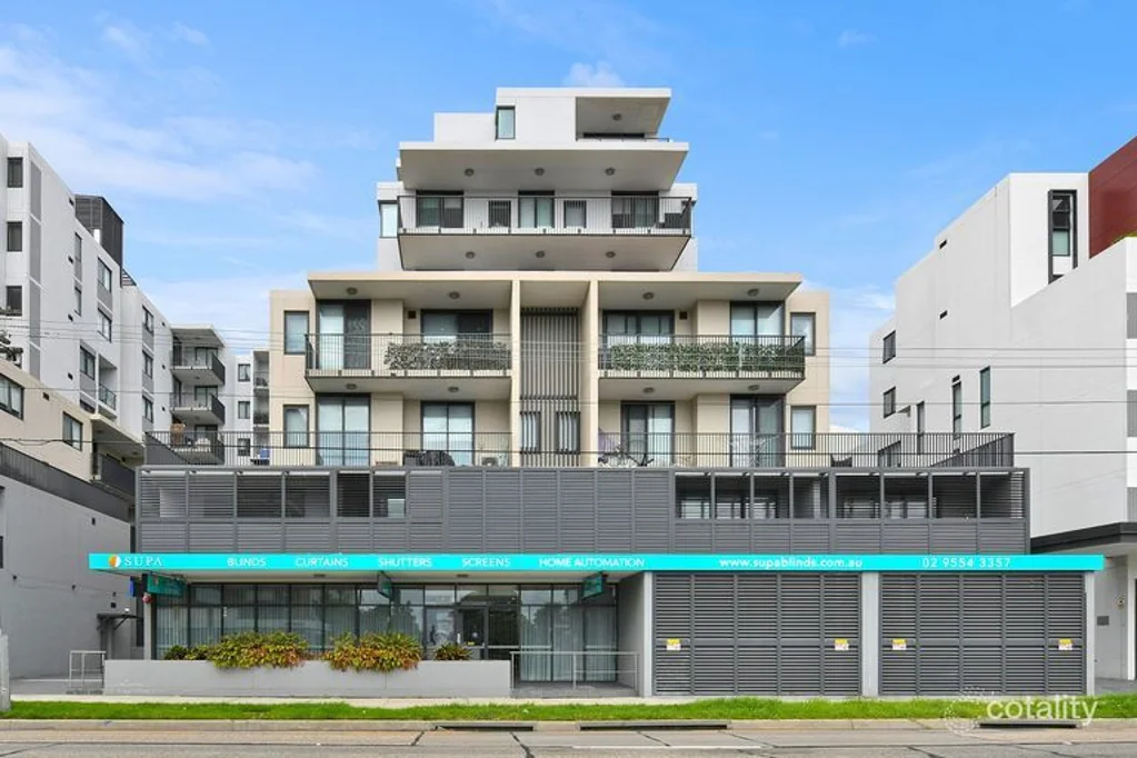 Campsie 1 Slaapkamer Modern One Bedroom + Study Apartment in "The Novella"