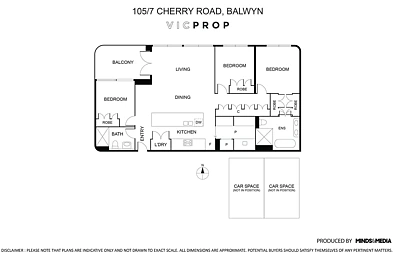 105/7 Cherry Road, Balwyn, VIC 3103, 3 Bedrooms, 2 Bathrooms, Apartment