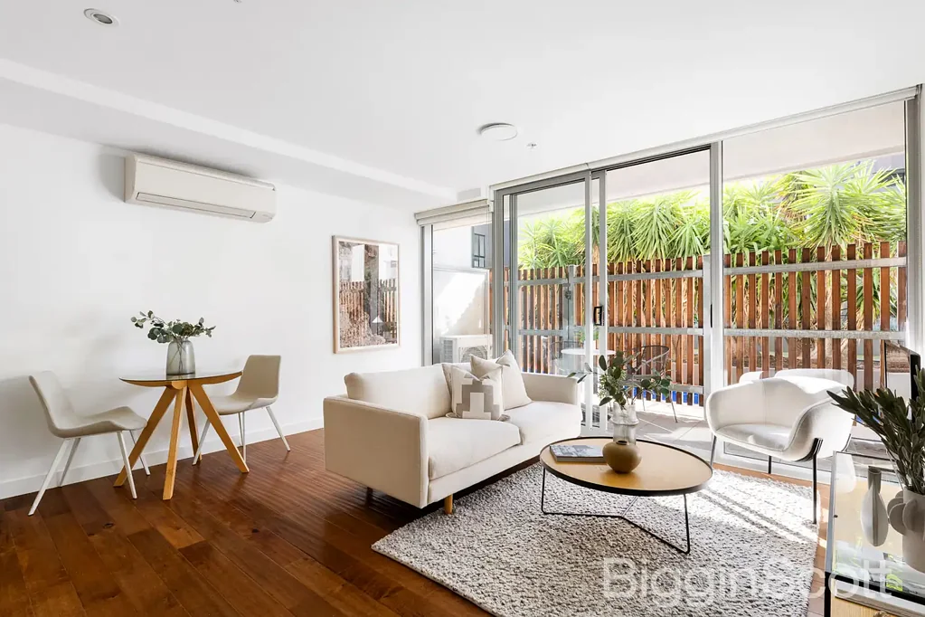 Port Melbourne 1બેડરૂમ Courtyard Living in the Heart of Port Melbourne