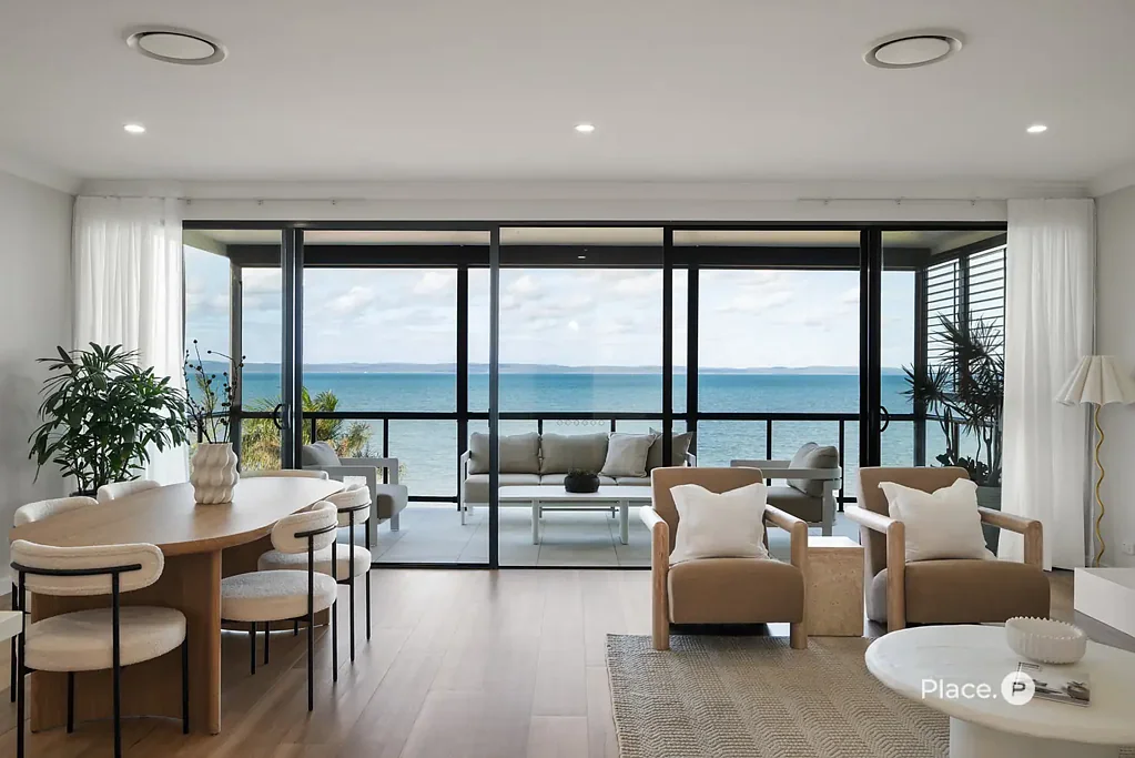 Cleveland 4房 直面水岸的顶层公寓，180度海景尽览 Stradbroke Direct Waterfront Penthouse With 180 Degree Views to Stradbroke