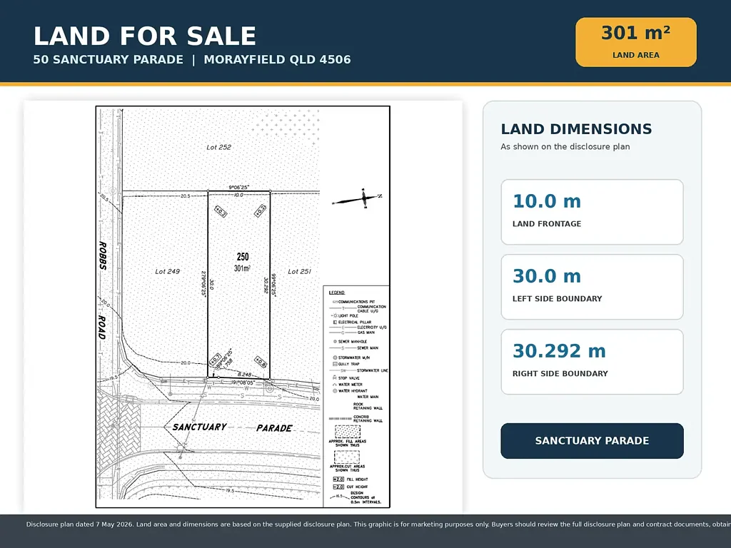 Morayfield Registered Land For Sale at Morayfield