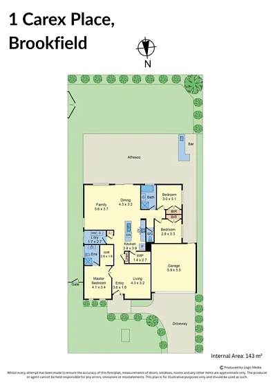 1 Carex Place, Brookfield, VIC 3338, 3 phòng ngủ, 2 phòng tắm, House