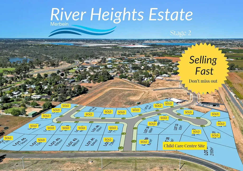 Merbein  River Heights Estate - Stage 2 now selling
