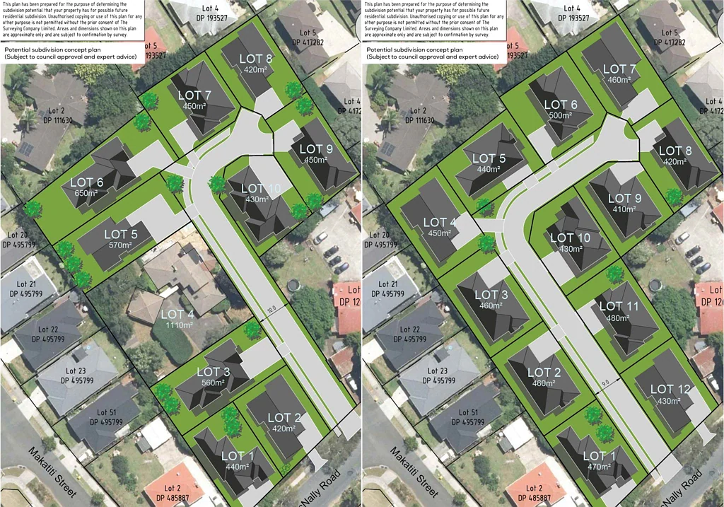 Pukekohe 8房 双住宅！6644㎡地块+MHS分区，显著开发潜力，泳池+水疗+网球场，临街面宽达45.3米！ 2 TITLES + 6,644M2 = DOUBLE DEVELOPMENT POTENTIAL