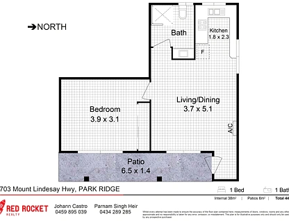 3/3691-3703 Mount Lindesay Highway, Park Ridge, Fordell, 1 ห้องนอน, 1 ห้องน้ำ, House