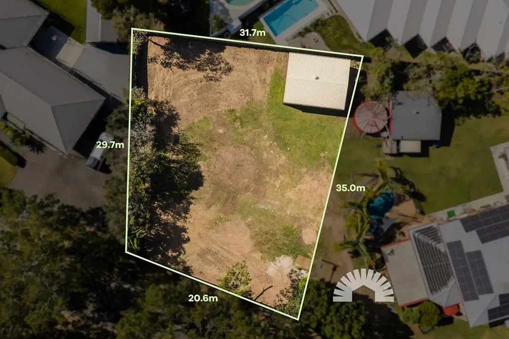 Narangba EXCEPTIONAL LARGE LOT IN PRIME ESTATE - 827M2. 20.6M FRONTAGE. EXISTING 6x7.5M TITAN SHED