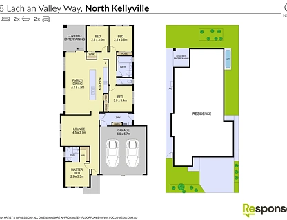 18 Lachlan Valley Way, North Kellyville, Central Tablelands, 4房, 2浴, House