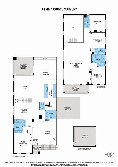 9 Emma Court, Sunbury, VIC 3429, 4 Bedrooms, 4 Bathrooms, House
