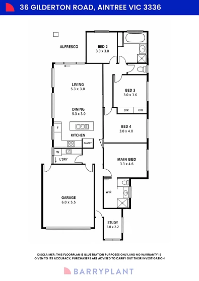 36 Gilderton Esplanade, Aintree, VIC 3336, 4 Schlafzimmer, 2 Badezimmer, House