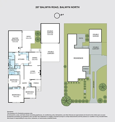 207 Balwyn Road, Balwyn North, VIC 3104, 4房, 1浴, House