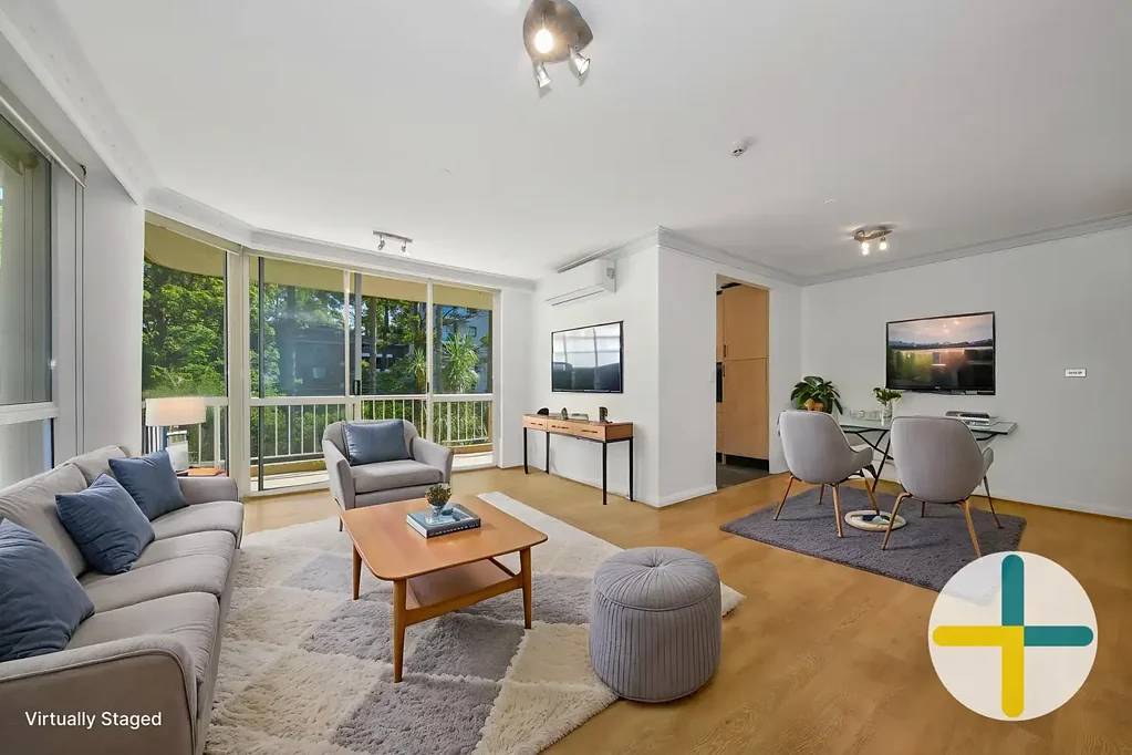 Bright Corner Apartment with Two Separate Car Spaces