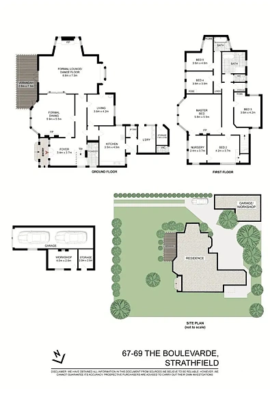 67-69 The Boulevarde, Strathfield, NSW 2135, 5 slaapkamers, 5 badkamers, House
