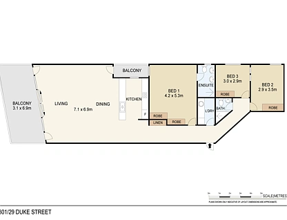 301/29 Duke Street, Stuart Park, Darwin City, 3房, 2浴, Apartment