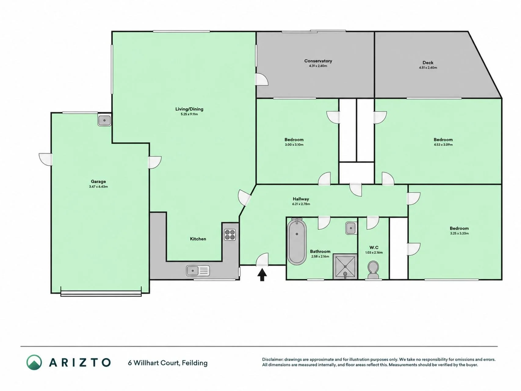 6 Willhart Court, Feilding, Manawatu District, 3 chambres, 1 salles de bain, House