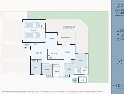 22 Statesman Circuit, Sippy Downs, Sunshine Coast, 4 રૂમ, 2 બાથરૂમ, House