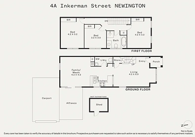 ਮੰਜ਼ਿਲ ਦੀ ਯੋਜਨਾ - 4A Inkerman Street, Newington, VIC 3350