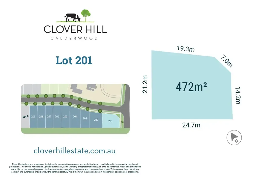 LOT Lot 201/1 Shamrock Rise, Calderwood, NSW 2527