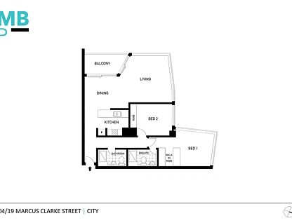 804/19 Marcus Clarke Street, City, City, 2 Bedrooms, 2 Bathrooms, Unit