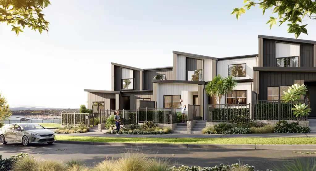Hobsonville 3ห้องนอน Join the Community at Limeburners Bay