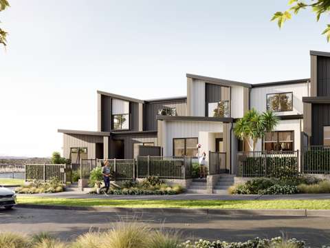 Hobsonville 3房 全新精品住宅项目，多户型在售，地段与品质的享受，感受魅力人生 Join the Community at Limeburners Bay