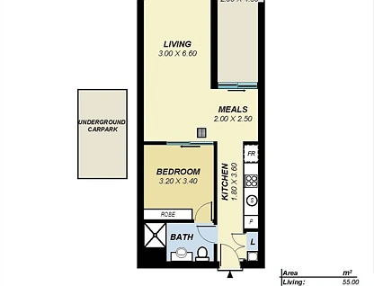 1108/152-160 Grote Street, Adelaide, Adelaide CBD, 1 ห้องนอน, 1 ห้องน้ำ, Apartment