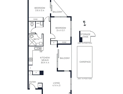 8/76 East Boundary Road, Bentleigh East, VIC 3165, 2房, 1浴, 公寓