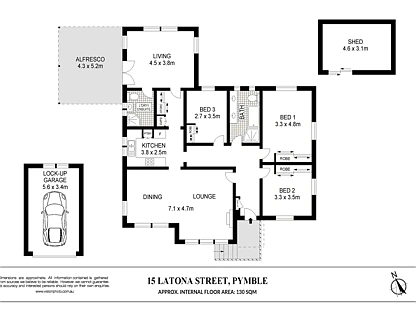 15 Latona Street, Pymble, NSW 2073, 3 chambres, 2 salles de bain, House