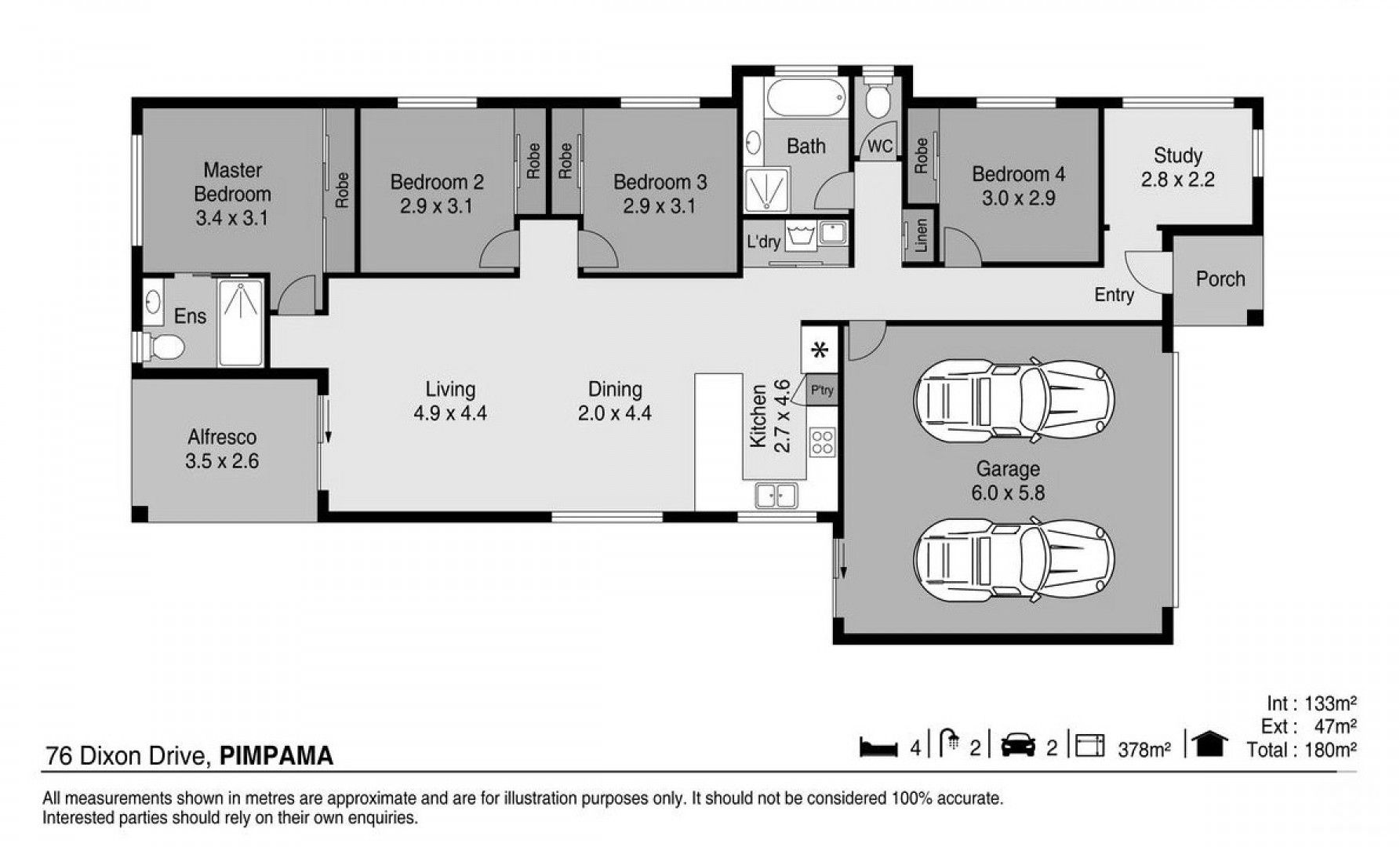 76 DIXON DR, PIMPAMA QLD 4209, 0部屋, 0バスルーム, House