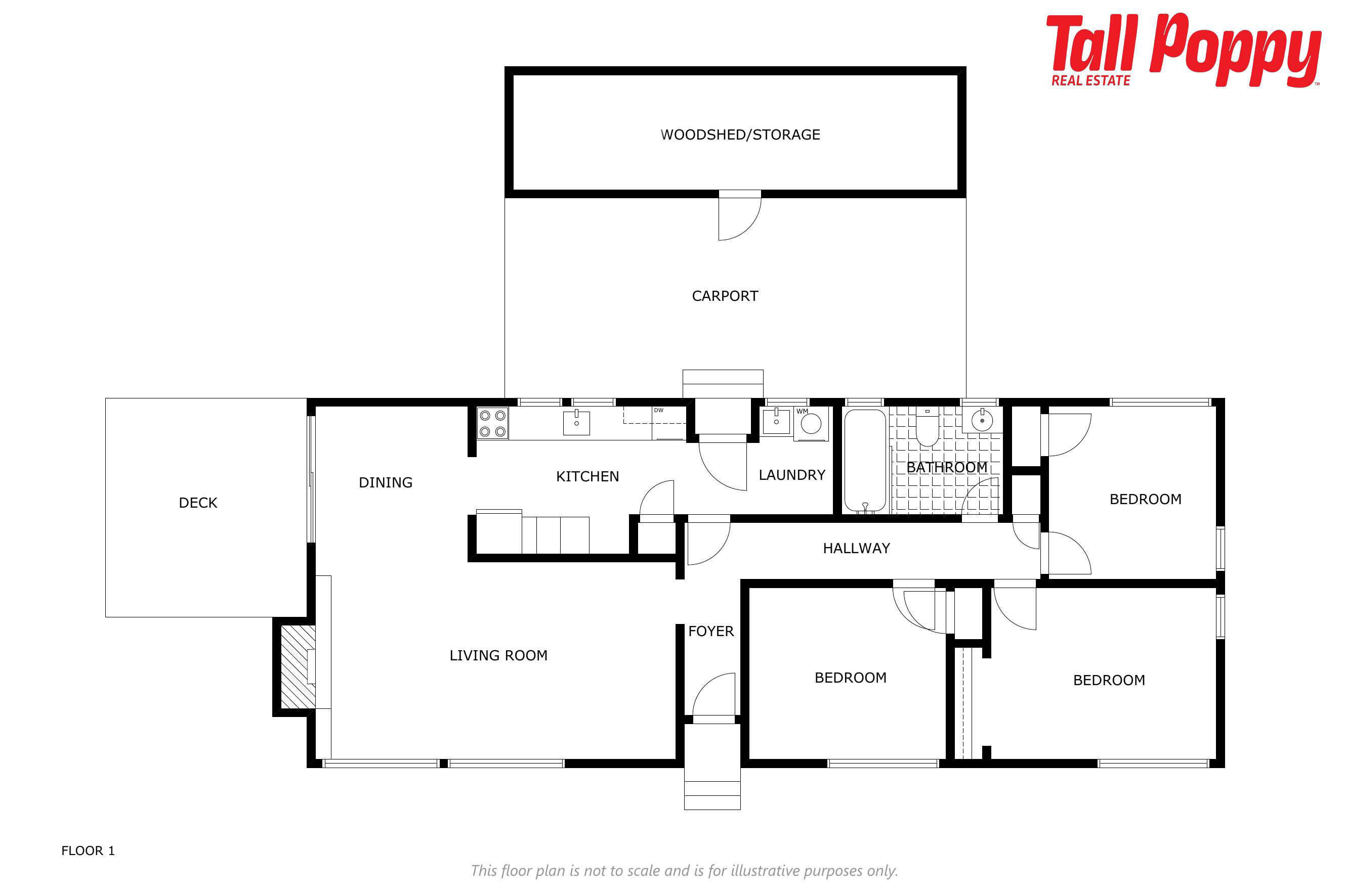 162 Miro Street, Manunui, Ruapehu, 3 ห้องนอน, 1 ห้องน้ำ, House