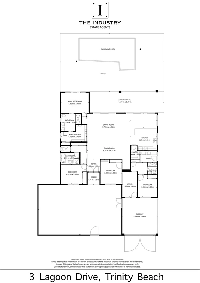 Plano ng Bahay - 3 Lagoon Drive, Trinity Beach, QLD 4879