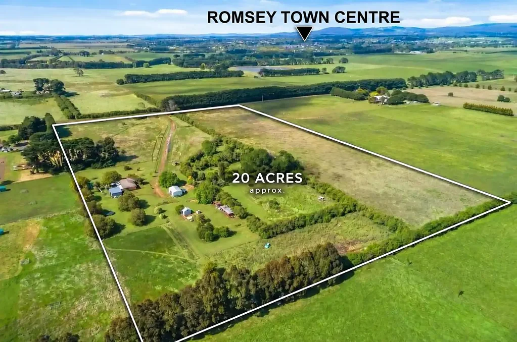 ਹਵਾਈ ਦ੍ਰਿਸ਼ - 'Hawthorn Park' 83 Sheehans Road, Romsey, VIC 3434