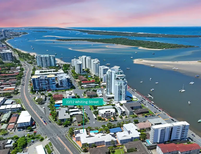 22/12 Whiting Street, Labrador, QLD 4215, 2房, 2浴, Apartment