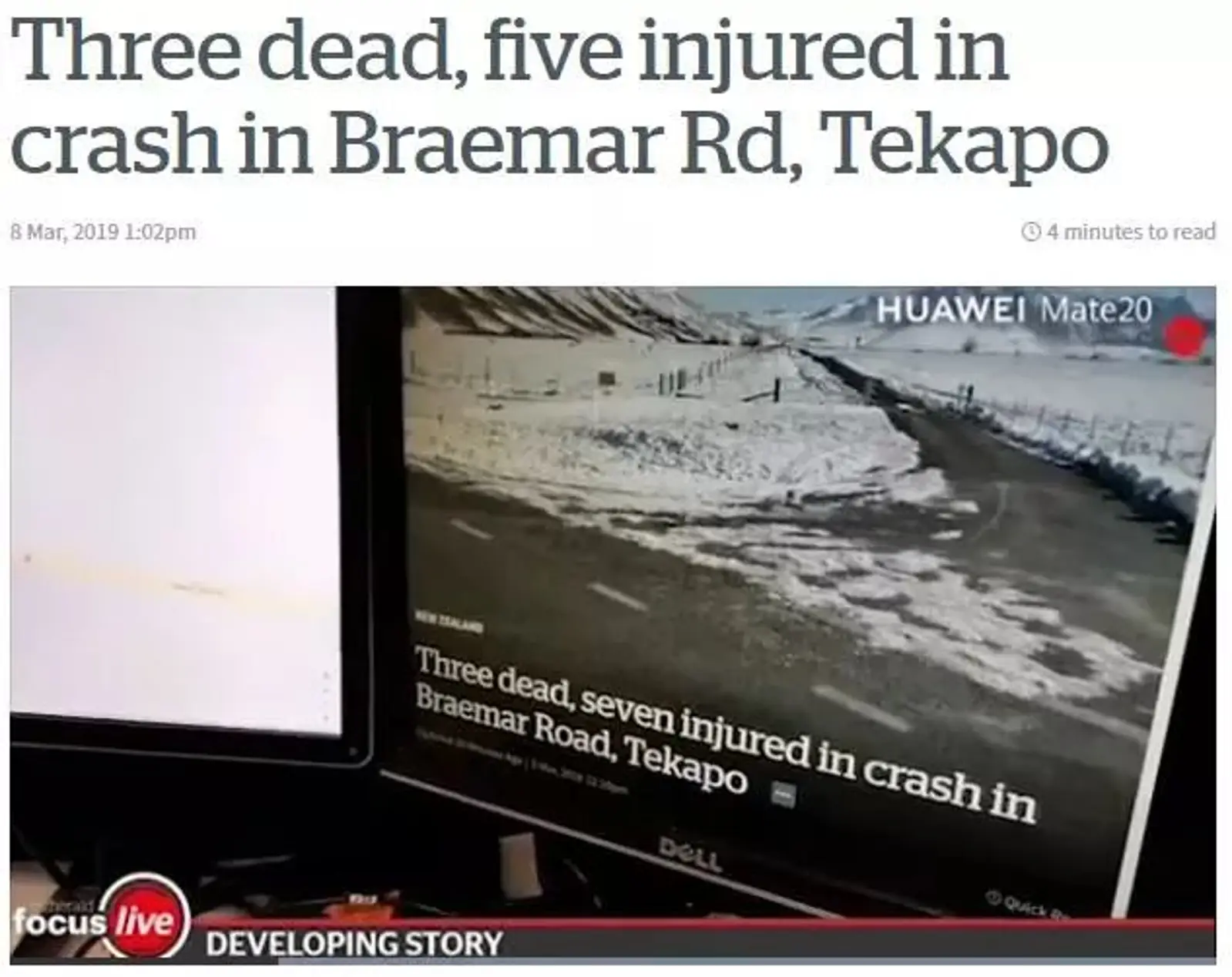 中国公民1家5口3人死亡！新西兰著名旅游地发生严重车祸