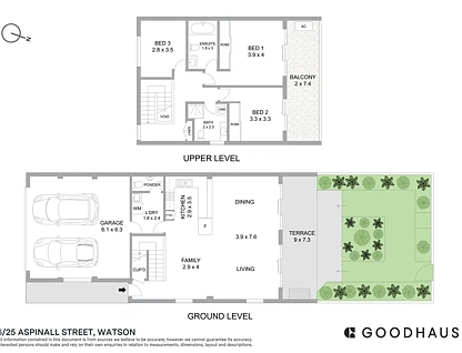 6/25 Aspinall Street, Watson, ACT 2602, 3房, 2浴, 城市屋