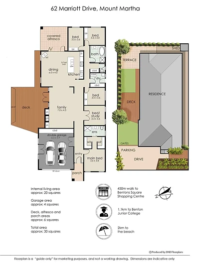 62 Marriott Drive, Mount Martha, VIC 3934, 4房, 2浴, House