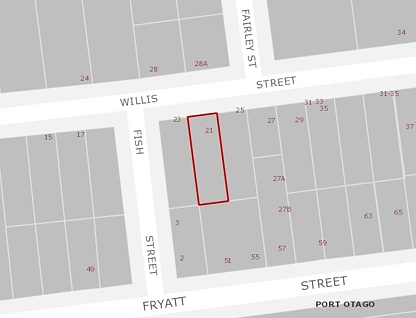21 Willis Street, Dunedin Central, Dunedin City, 0 rūma, 0 rūma horoi