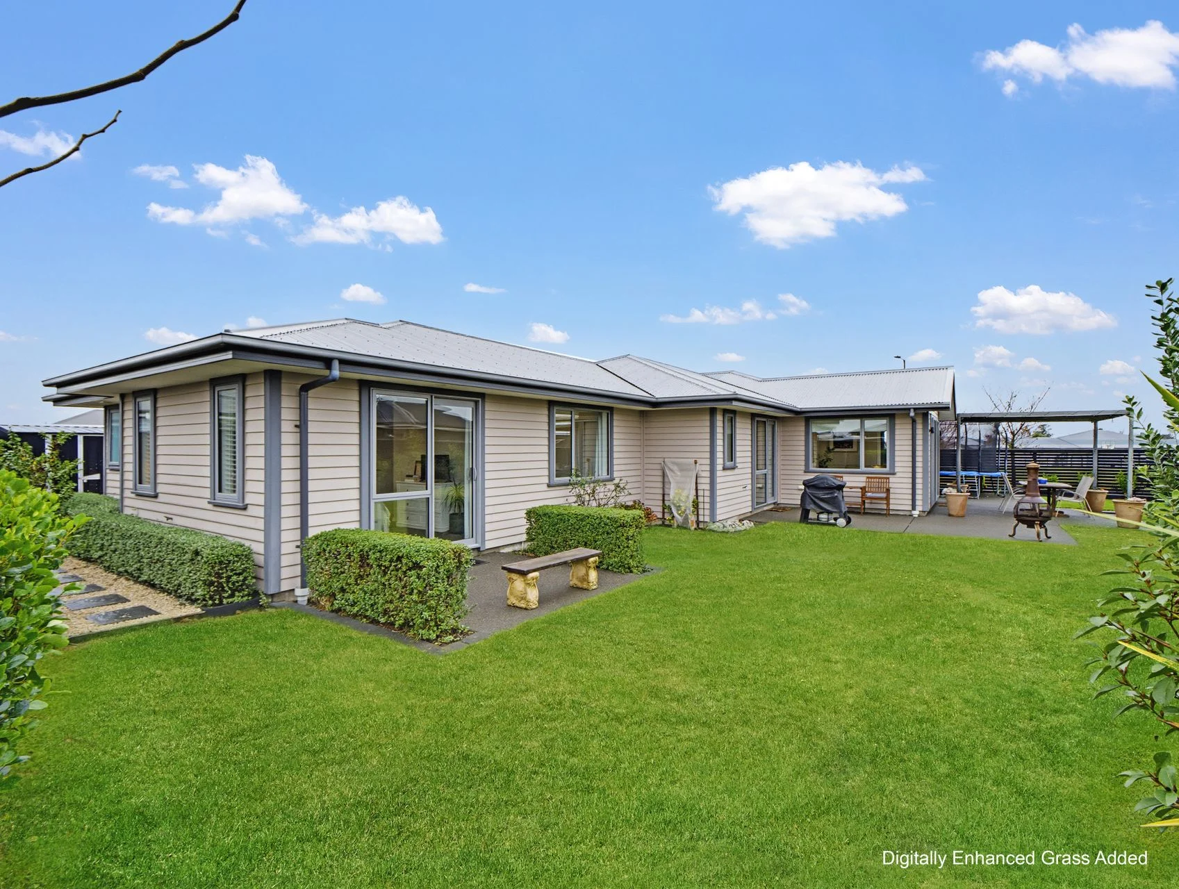Rangiora 3બેડરૂમ Stylish Living with Reserve Outlook