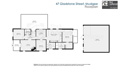 47 Gladstone Street, Mudgee, NSW 2850, 3 Bedrooms, 2 Bathrooms, House