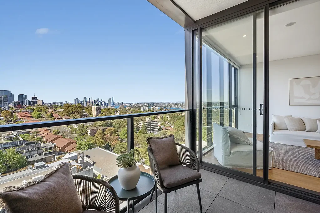 Spacious 2-Bedroom Apartment with Stunning City Views and Dual Car Parking at St Leonards