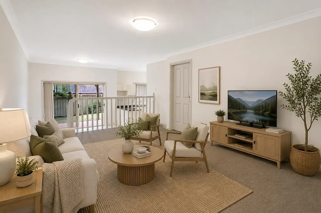 Light filled three bedroom townhouse