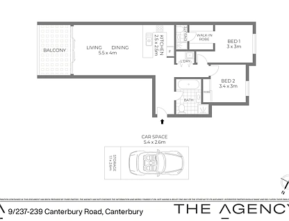 9/237-239 Canterbury Road, Canterbury, South Western Suburbs, 2 ਕਮਰੇ, 2 ਬਾਥਰੂਮ, Apartment