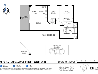 75/6-16 Hargraves Street, Gosford, Central Coast, 2 Bedrooms, 2 Bathrooms, Unit