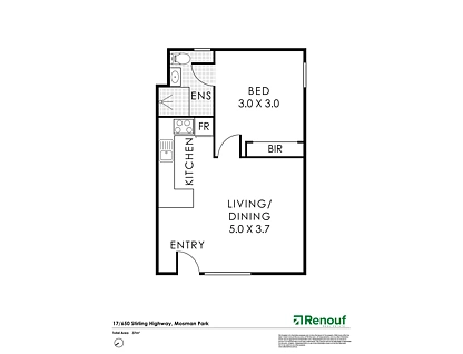 17/650 Stirling Highway, Mosman Park, North West Perth, 1 Kuwarto, 1 Banyo, Apartment