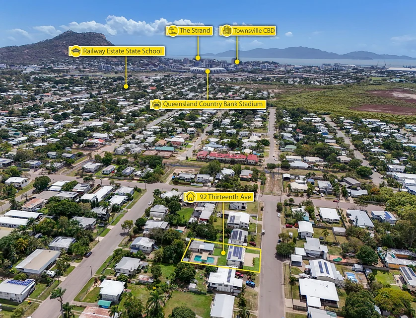 92 Thirteenth Avenue, Railway Estate, Townsville, 3 침실, 3 욕실, House