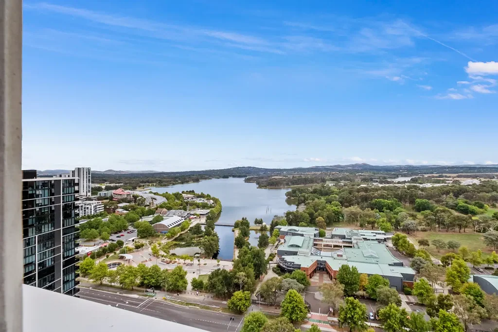 Belconnen 2 Bedroom Water View Sky-High Living in the Heart of Belconnen