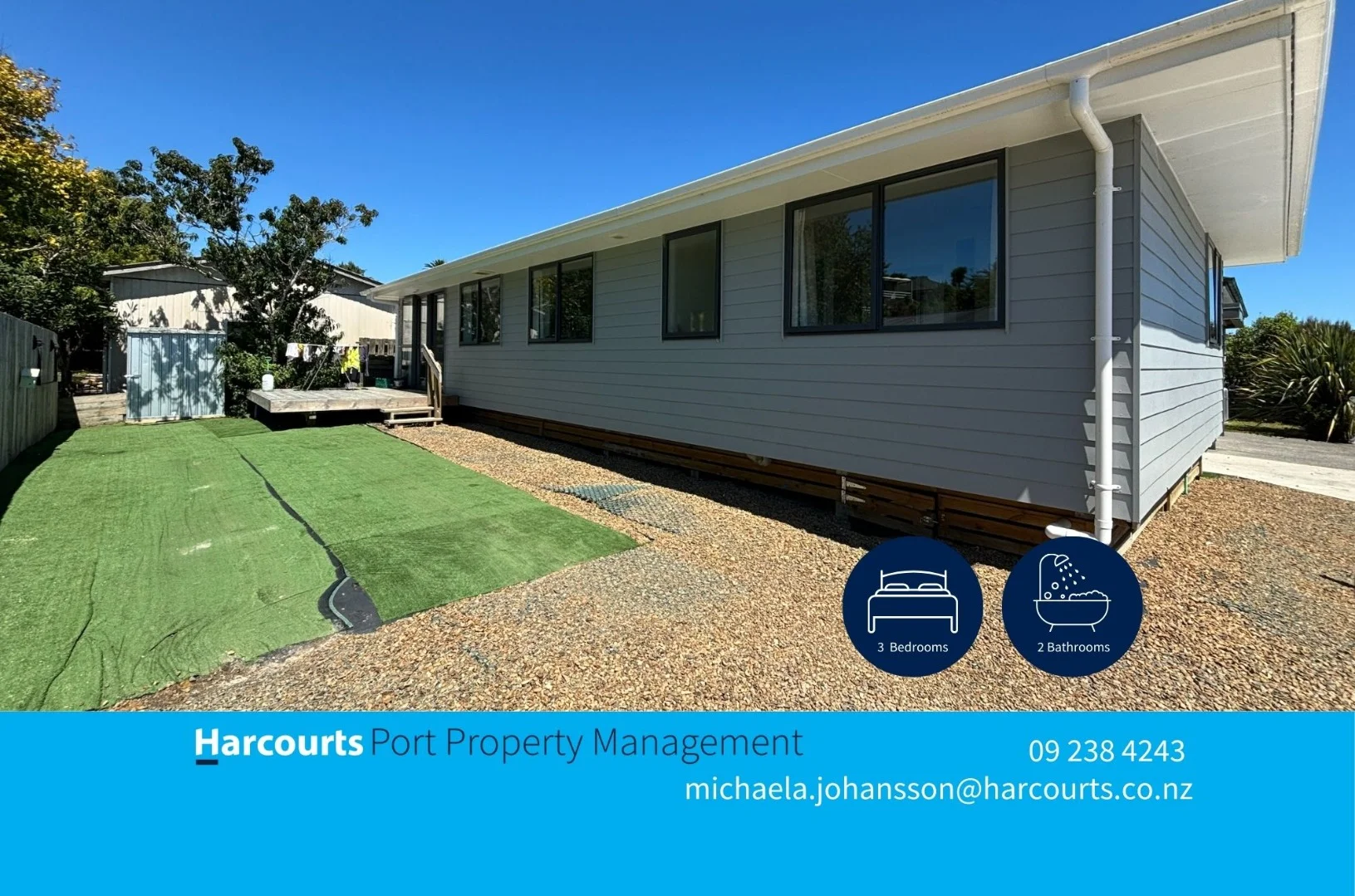 Walking distance to Waiuku primary school