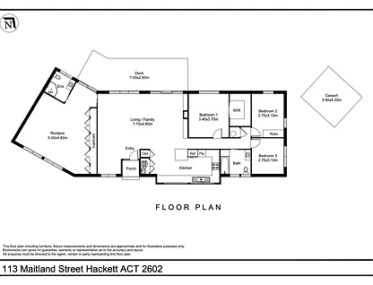 113 Maitland Street, Hackett, ACT 2602, 4房, 2浴, 独立屋