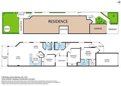 97B Flinders Street, Mentone, VIC 3194, 3 phòng ngủ, 2 phòng tắm, House